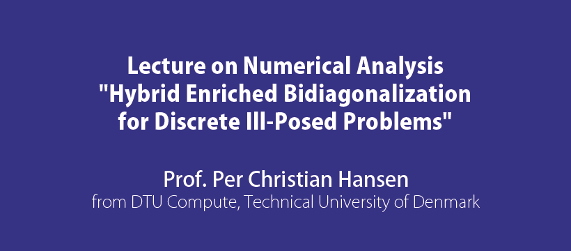 Lectures on Numerical Analysis by Prof. Per Christian Hansen from DTU ...