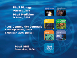 OA journals published by the PLoS ONE