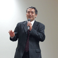 Opening greeting by Shigeki Sugita (DRF, Otaru University of Commerce Library)