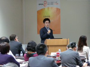 講演(大園 隼彦:DRF,岡山大学附属図書館)