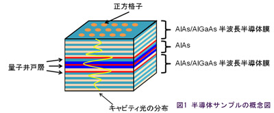 半導体サンプルの概念図